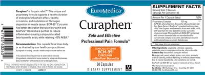 Photo of the EuroMedica Curaphen label