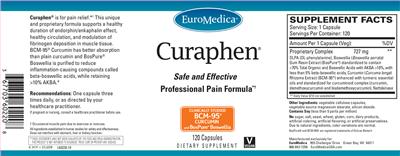 Photo of the EuroMedica Curaphen label