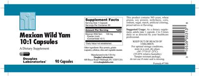 Mexican Wild Yam 10:1 Capsules
