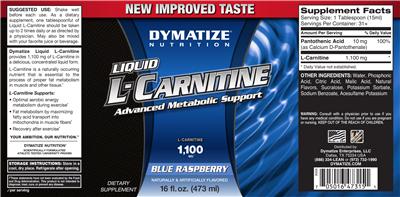 Liquid L-Carnitine Blue Raspberry