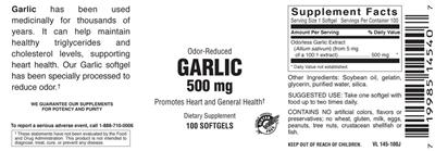 Garlic 500 mg