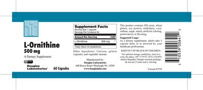 L-Ornithine 500 mg