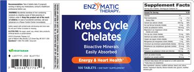 Photo of the Enzymatic Therapy Krebs Cycle Chelates label