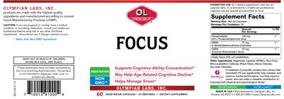 Photo of the OL Olympian Labs Focus label
