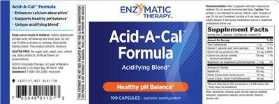 Acid-A-Cal Formula
