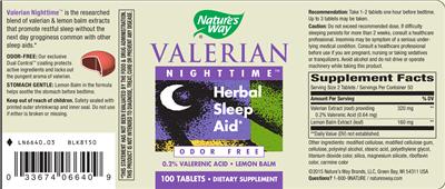 Valerian Nighttime