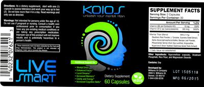Photo of the Koios Koios label