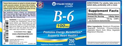 B-6 100 mg