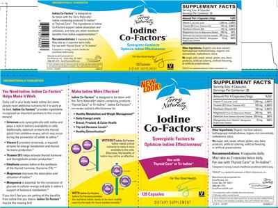 Photo of the Terry Naturally Iodine Co-Factors label