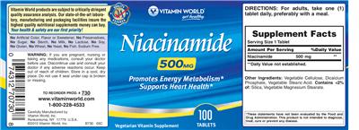 Niacinamide 500 mg