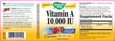 Vitamin A 10,000 IU