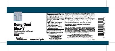 Dong Quai Max-V