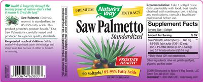 Saw Palmetto Standardized