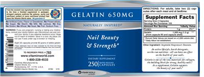 Gelatin 650 mg