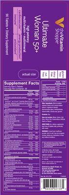 Photo of the The Vitamin Shoppe Ultimate Woman 50+ label