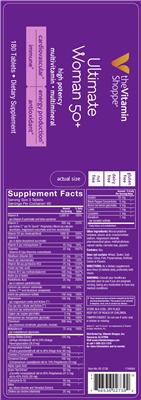 Photo of the The Vitamin Shoppe Ultimate Woman 50+ label