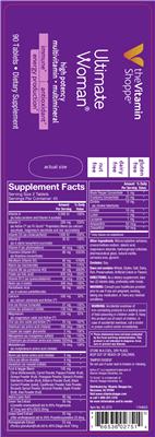 Photo of the The Vitamin Shoppe Ultimate Woman label