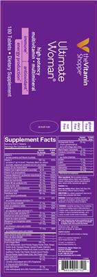 Photo of the The Vitamin Shoppe Ultimate Woman label