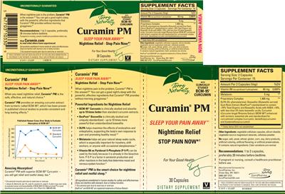 Photo of the Terry Naturally Curamin PM label