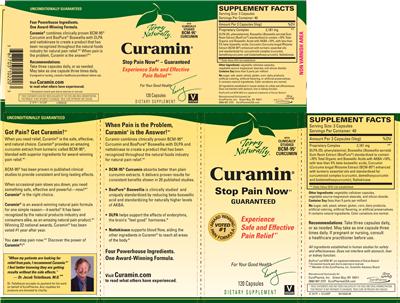 Photo of the Terry Naturally Curamin label