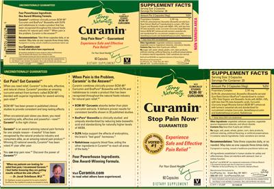 Photo of the Terry Naturally Curamin label