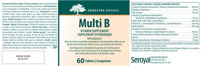 Photo of the Genestra Brands Multi B label