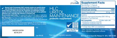 Label of HLC Uritol Maintenance