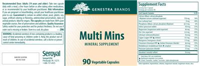 Photo of the Genestra Brands Multi Mins label