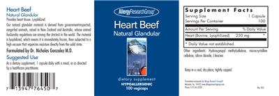 Heart Beef Natural Glandular