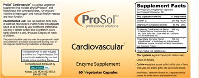 Photo of the ProSol Cardiovascular label