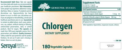 Photo of the Genestra Brands Chlorgen label