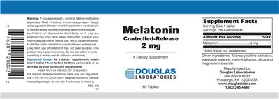 Melatonin Controlled-Release 2 mg - Douglas Laboratories | Suppleroo