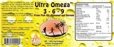 Ultra Omega 3 - 6 - 9
