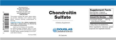 Photo of the Douglas Laboratories Chondroitin Sulfate label