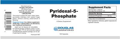 Photo of the Douglas Laboratories Pyridoxal-5-Phosphate label