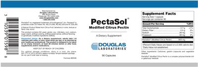 Photo of the Douglas Laboratories PectaSol label