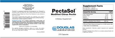 Photo of the Douglas Laboratories PectaSol label