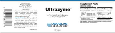 Photo of the Douglas Laboratories Ultrazyme label