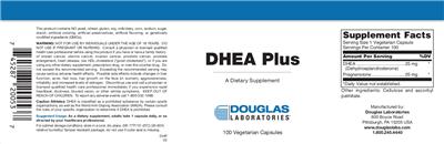 Photo of the Douglas Laboratories DHEA Plus label