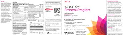 Photo of the GNC Women's Calcium 600 label