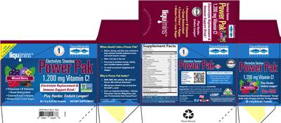 Photo of the Trace Minerals Research Power Pak Mixed Berry label