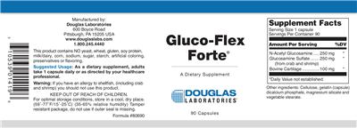 Photo of the Douglas Laboratories Gluco-Flex Forte label