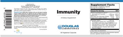 Photo of the Douglas Laboratories Immunity label