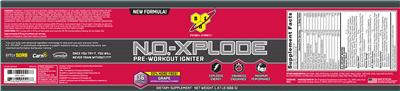 Photo of the BSN N.O.-Xplode Grape label