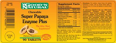 Chewable Super Papaya Enzyme Plus