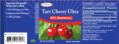 Photo of the Enzymatic Therapy Tart Cherry Ultra label