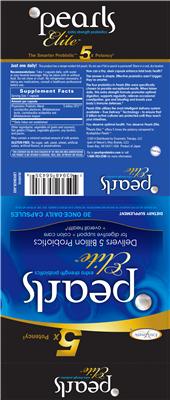 Photo of the Enzymatic Therapy Pearls Elite label