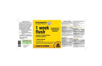 Photo of the Michael's Naturopathic Programs Blood Detoxification Factors label