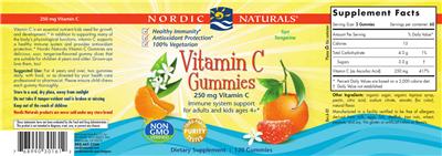 Vitamin C Gummies Tart Tangerine