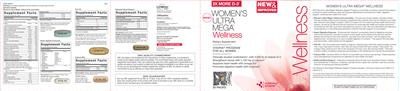 Photo of the GNC Women's Ultra Mega Fish Oil label